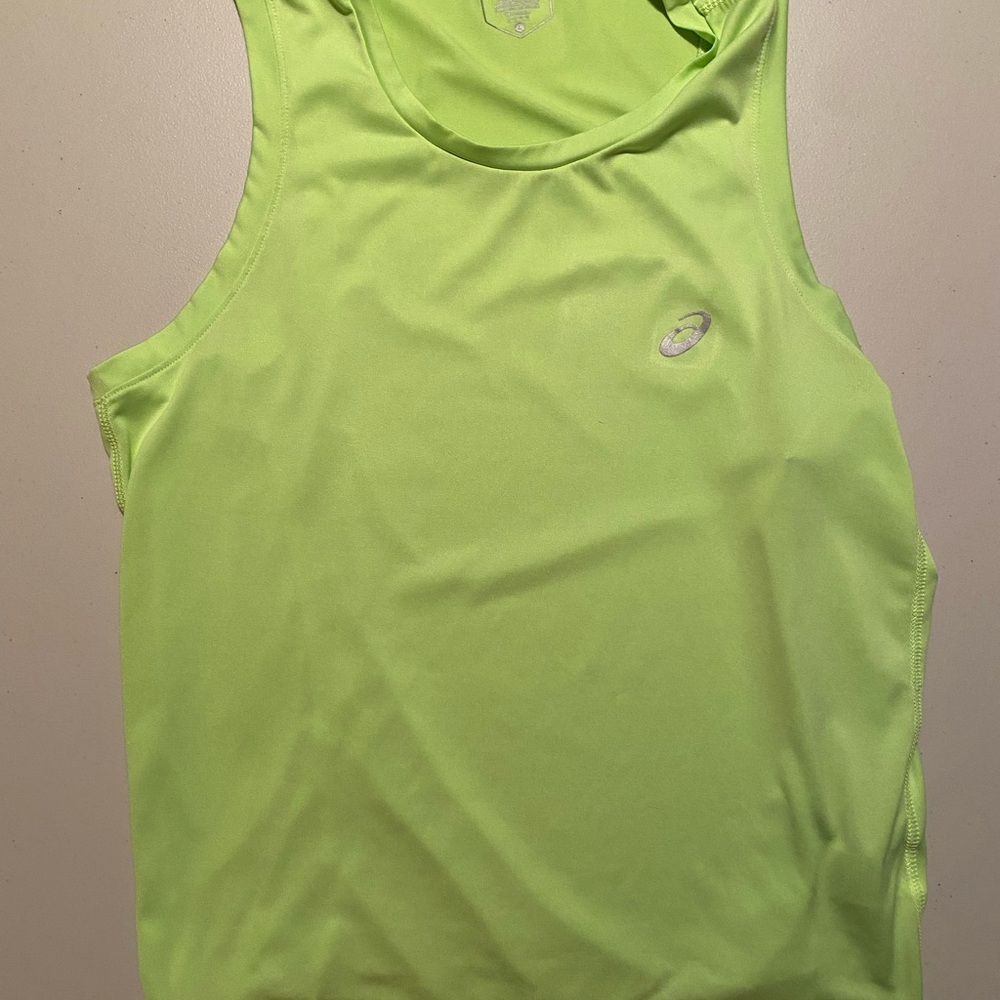 Asics Light Green Sports Tank